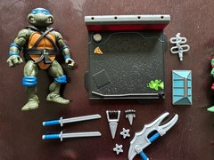 Playmates 1988 Remastered TMNT Leonardo Raphael Michelangelo Donatello Bumpy