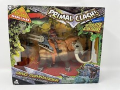 Primal Clash Dino Commander Action Figure Mammoth Dinosaur Beast Taming Squad