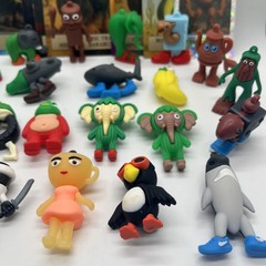 Italian Brainrot Toy Action Figures Brain Rot Lot Of 21 With12 Trading Cards