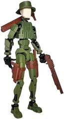T13 Action Figure (Dummy 13 / Titan 13), Jungle Soldier – 3D Printed Poseable…
