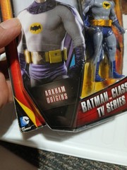 NEW BAD CARD DC Multiverse Arkham Origins BATMAN CLASSIC TV Series Adam West MOC