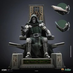 D23 Doctor Doom on Throne Avengers: Doomsday Art Scale1/10 Iron Studios IN STOCK