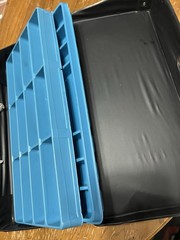 VINTAGE GI JOE STAR WARS 1980 VINYL CARRY CASE WITH GOOD TRAYS OVERALL GREAT