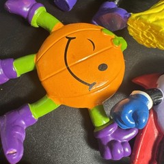 10 Pieces Smiley Face PVC Figures Mummy Dracula Pumpkin Devil Witch Halloween