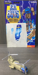 1985 Go Bots TWIN SPIN Complete w/ Card Back Bandai Tonka Figure Gobots 42
