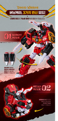 Miniforce Dinoid 4 Robot Set Storm Tera Tidal Shark Buster Giga Magma Kylo