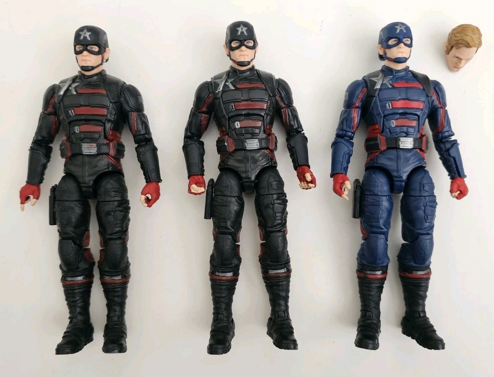 Loose lot of 3 Marvel Legends MCU Disney+ US Agent John Walker figures