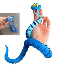 40cm Gary Snake: Disney Zootopia 2 Articulated Simulation Toy Snake, 3d Printed*