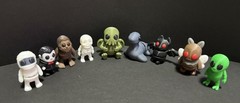 NEW! HALLOWEEN 3D Printed Articulated/Flexible Characters! Multiple Sizes!