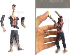 Zombie Action Figure Set – 6 Realistic 4-Inch Figures for Parties & Decoration