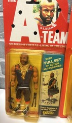 Vintage 80s Galoob A-TEAM Action Figures Lot 3 B.A. Murdock Hannibal Sealed MOC