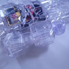 Super7 Cyborg Mighty Morphin Power Rangers Megazord Clear Figure – No Box