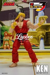 New Storm Toys SFSA01 1/12 Street Fighter ALPHA3 Ken Action Figure Model In Hand