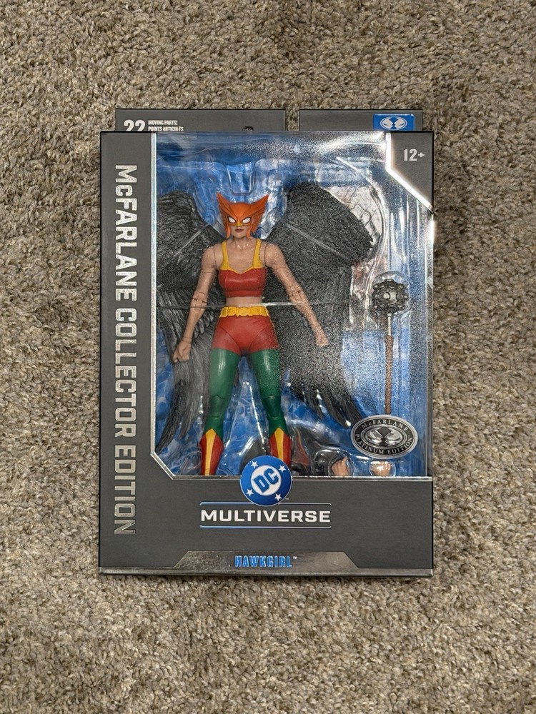 McFarlane DC Multiverse Collector Edition Hawkgirl Red Platinum Brand New Sealed