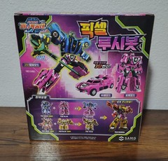 Miniforce Pixelpower Pixel LUCYBOT Pink Transformer Robot Car Toy – New in Box
