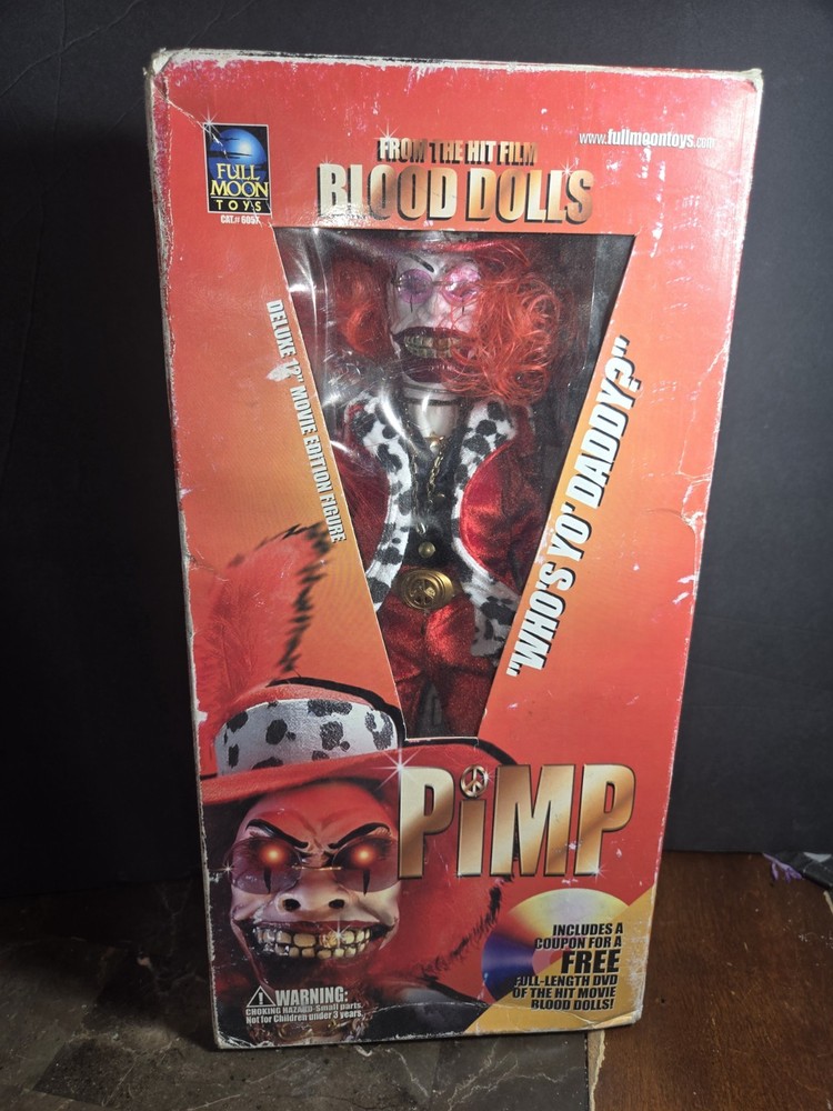 Full Moon Toys Blood Dolls The Pimp PINK Version NEW SEALED