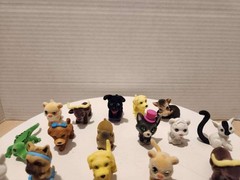 Puppy in My Pocket Mixed Lot of 21 Fuzzy Figurines
