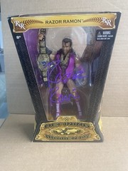 Mattel Defining Moments Razor Ramon Autographed WWE Action Figure 2014