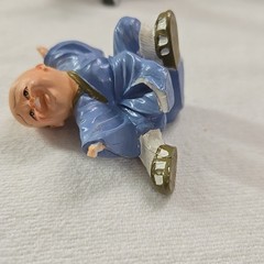 Vintage Chinese Kung Fu Martial Arts Plastic Fight Pose Figure Figurine LOT of 6