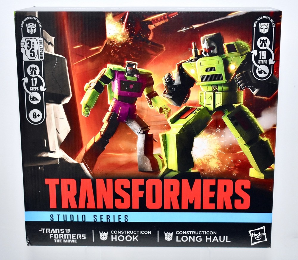 Transformers Studio Series 86 Commander Constructicon Long Haul & Hook 2Pk NEW!