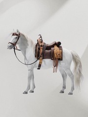 JXK 1/6 Horse Model Animal Figure Soldier Accessory Scene GK Decoration Gift TvL