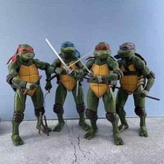 7″ NECA Ninja Turtles 1990 Movie TMNT Teenage Movable Toys Mutant Action Figure-