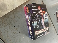 NECA RoboCop Ultimate RoboCop Action Figure Toy Silver Gun Boxed Movie Used