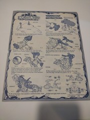 1986 Terrascout Inhumanoids Hasbro Box W/Instructions Only + Auger Back Card .