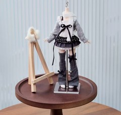 Unveiled Door Syncy Land Grey Ootd 22.5cm/8.8In Bjd Dressable Action Figure Gift