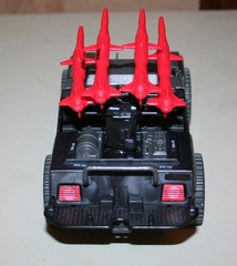 GI JOE 1984 Cobra Stinger jeep with driver and blueprints