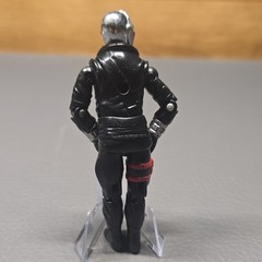 Hasbro G.I. Joe Destro Action Figure w/ File Card Black/Silver/Red Plastic