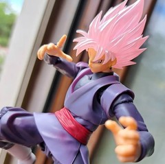 SH Figuarts Goku Black Rose “Sanction of Justice” DL Custom Pink Pearlescent NEW