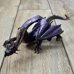 Safari Ltd Midnight Moon Dragon Purple and Gold Mythical Fantasy Toy Figure 2008