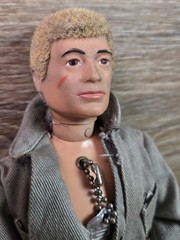 Vtg 1964 Hasbro G.I. Joe Astronaut TALKING Flocked Hair Scar Dog Tag WORKS READ
