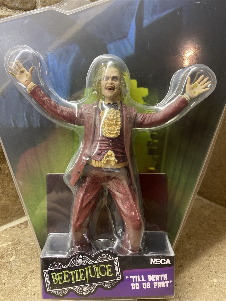 NECA Beetlejuice 1988 Movie 7″ Target “Till Death Do Us Part” 2008 Cult Classic
