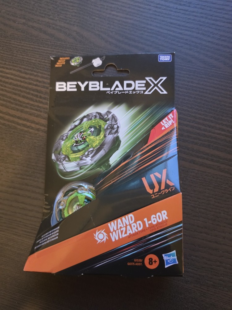 Beyblade X Wand Wizard (Wizard Rod) Green 1-60R (Rush) Hasbro USA Takara Tomy
