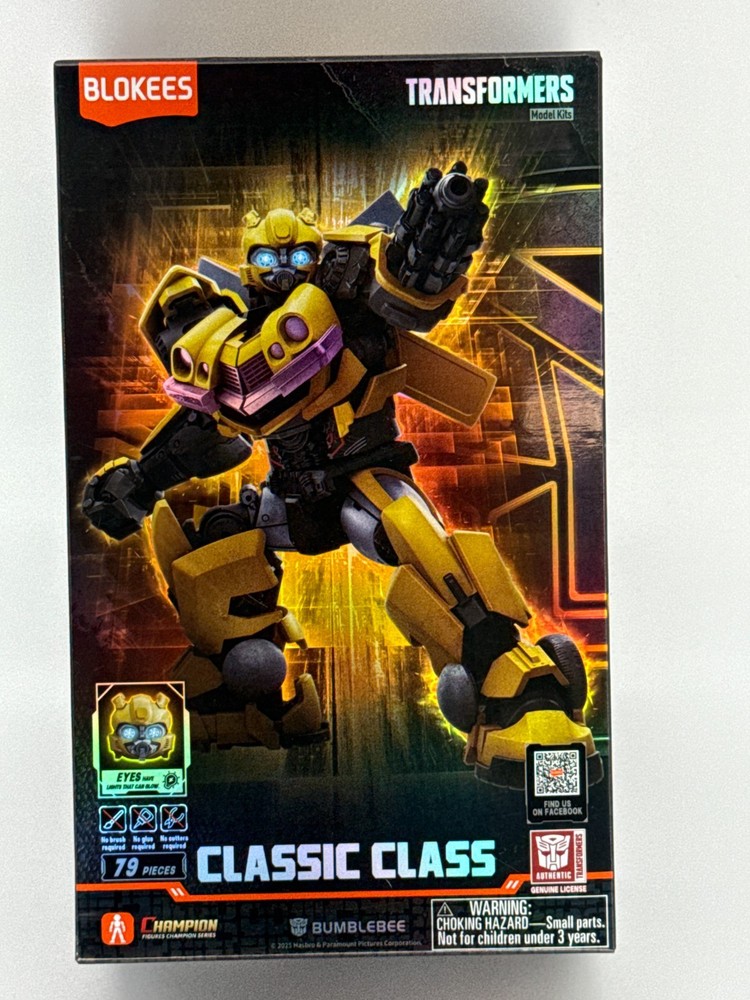 Transformers Bumblebee Blokees Classic Class Model Kit 79pc Figure Hasbro NWT