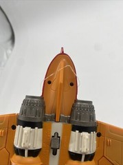 Star War Plo Koon’s Jedi Star Fighter Orange Space Ship Hasbro 2001
