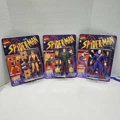 Marvel Legends Retro Sandman Shocker Chamaleon Spider-Man Animated 90 Figure Set