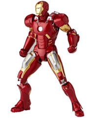 Kaiyodo Revoltech 042 SCI-FI Avengers IRON MAN MARK VII 7 Figure 100% Authentic