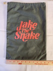 Jake the Snake Roberts Damien Snake with Bag WWF Hasbro 1991