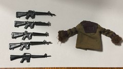 Planet Of The Apes Mego 8″ Rifle Lot Vintage 1970’s POTA Shirt Galen Cornelius
