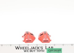 Jetfire Medium Leg Guard Armor Pair STICKERED Vintage 1985 G1 Transformers