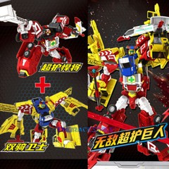 Hello Carbot SUPER PATRON Combined Transformation Robot Toy – No Box