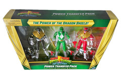 Mighty Morphin Power Rangers Re-Ignition Power Transfer 3 Pack | Black Green Red
