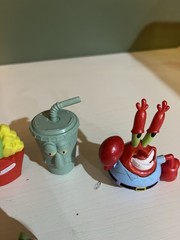SpongeBob Toys- Patrick Star, Mr. Krabs & Squidward Figure Lot