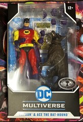 Dc Multiverse Batman Silver Age Ace Bat-Hound Platinum McFarlane Action Figure