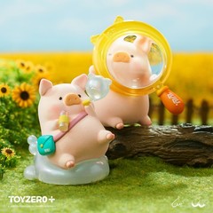 TOP Lulu The Piggy Blind Box Figures – Travel Series Home Desk Decorations Toys