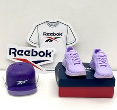 Reebok Purple Sneakers Hat Shirt And Logo Stickers Zuru Sneakers Mini Bands