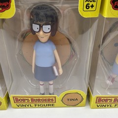 Bob’s Burger’s Set Of 5 Tina Louise Gene Linda Bob 4″ Figures Culturefly NEW NIB